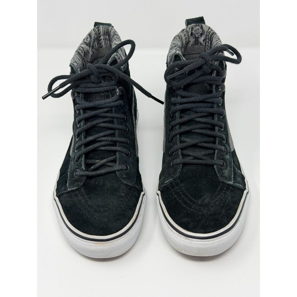 Vans Sk8-Hi MTE Scotchguard Black Suede Aztec Men's 4.5 Women's 6